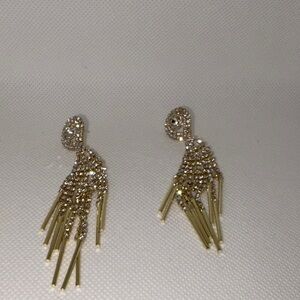 Fashion Jewelry Gold Fringe Earrings